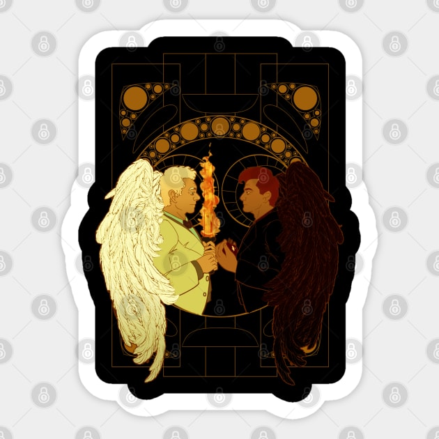 Good Omens Sticker by SigmaEnigma